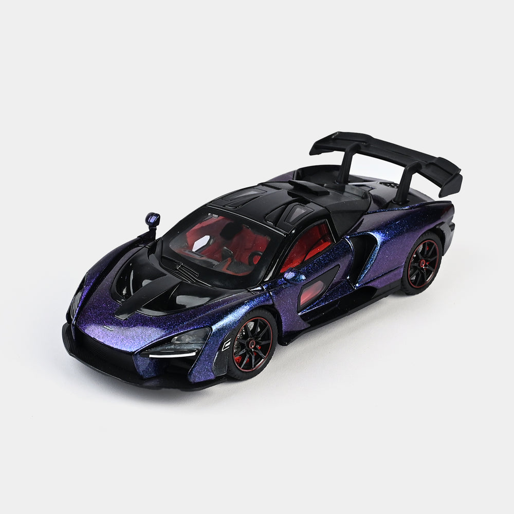 DIE-CAST MODEL PULLBACK CAR WITH LIGHT SOUND