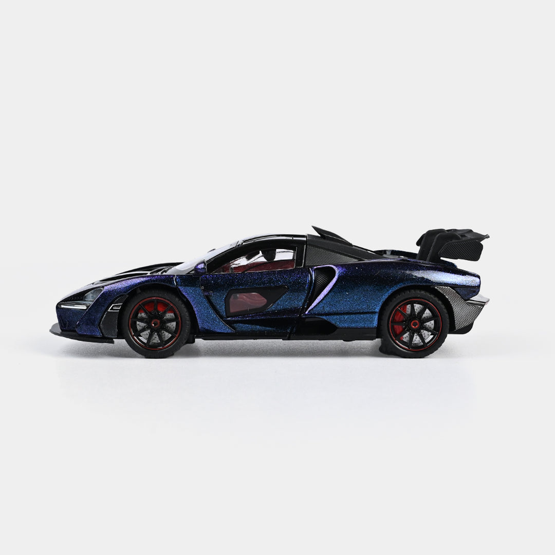 DIE-CAST MODEL PULLBACK CAR WITH LIGHT SOUND