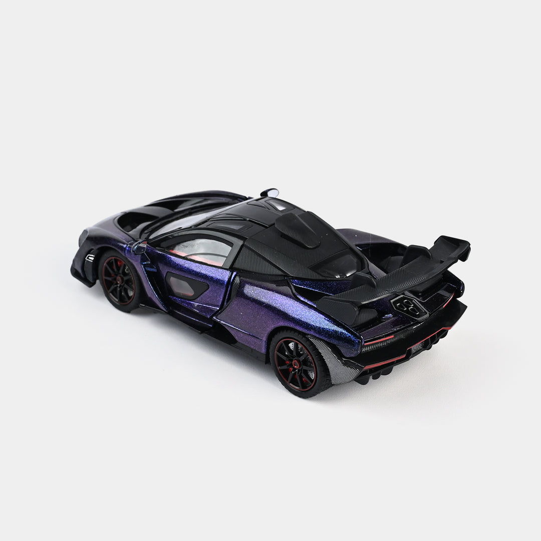 DIE-CAST MODEL PULLBACK CAR WITH LIGHT SOUND
