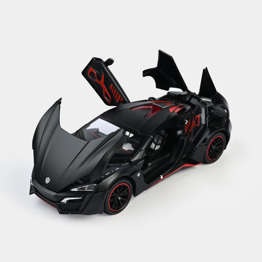 DIE-CAST MODEL PULLBACK CAR WITH LIGHT SOUND