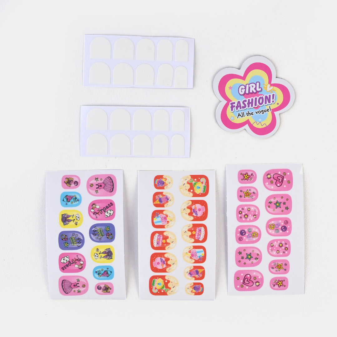 Nail Art Fashion Kit Play Set For Girls