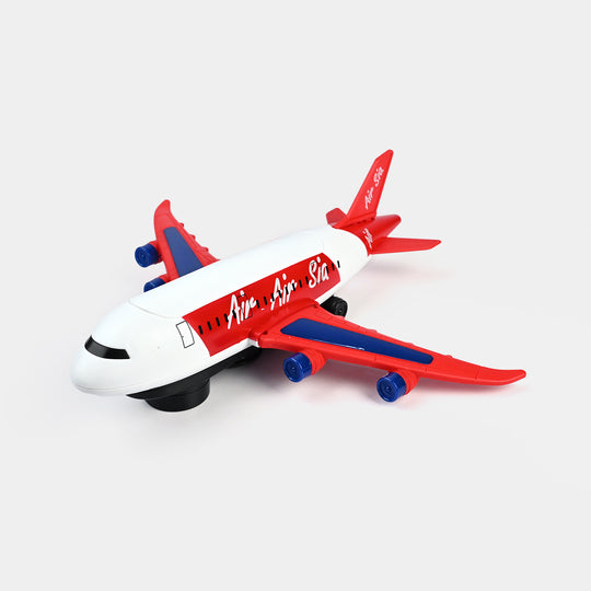 Colorful Lights and Sound Effect Aeroplane Toy