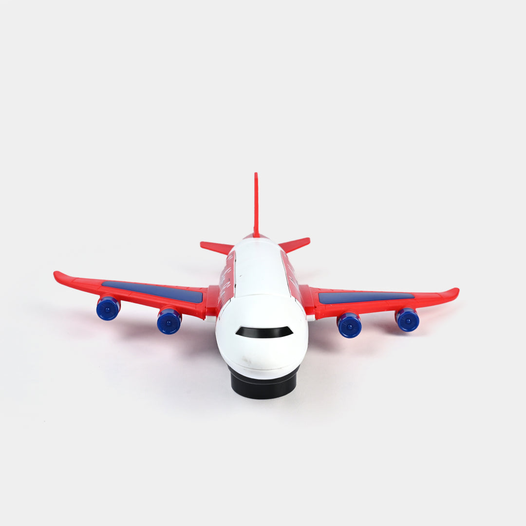 Colorful Lights and Sound Effect Aeroplane Toy