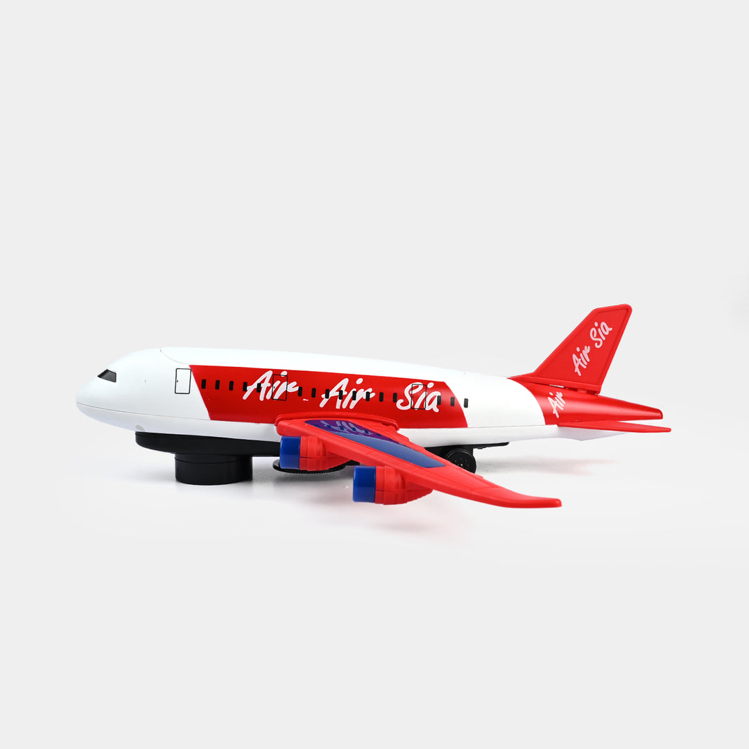 Colorful Lights and Sound Effect Aeroplane Toy