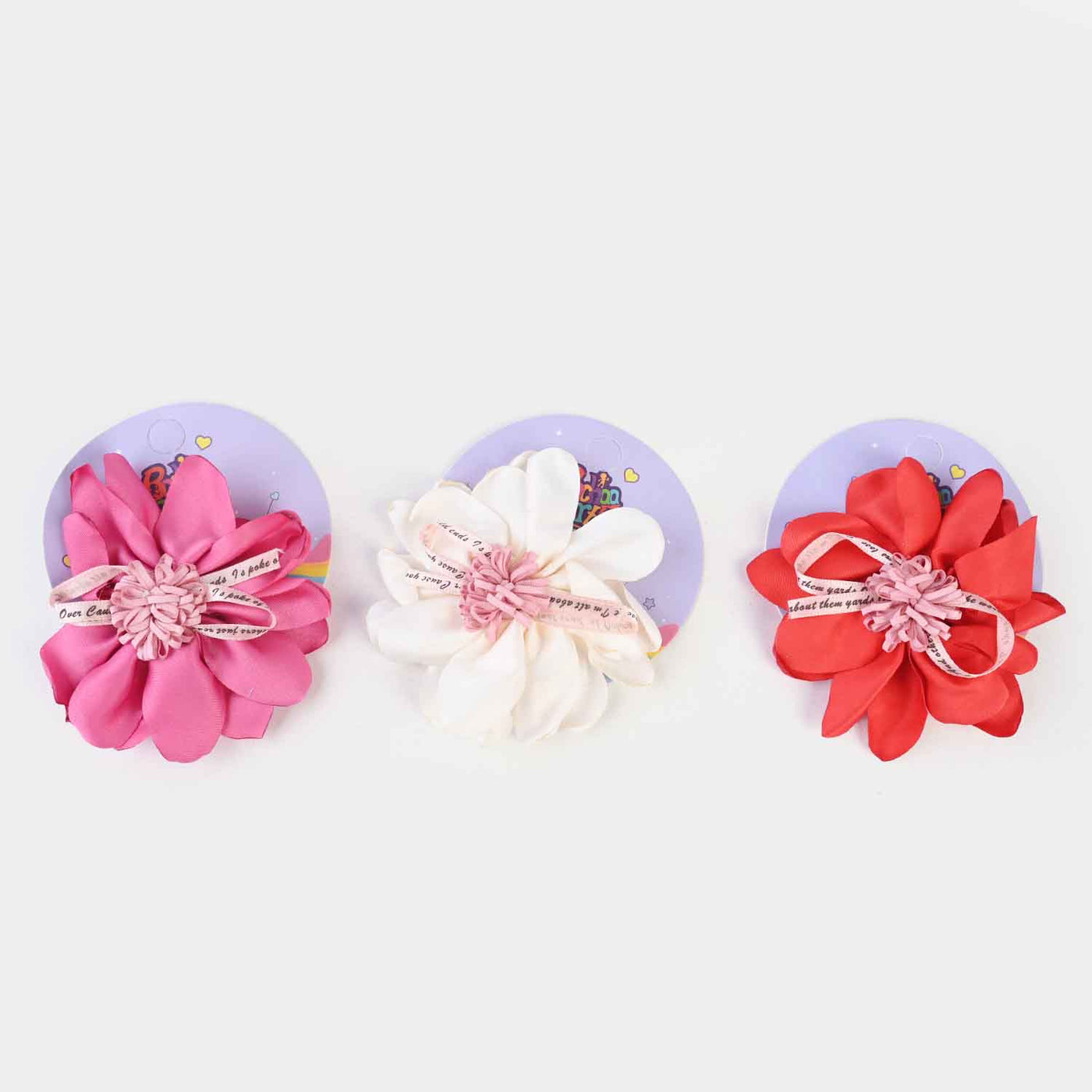 3PCs Girls Flower Hair Pin