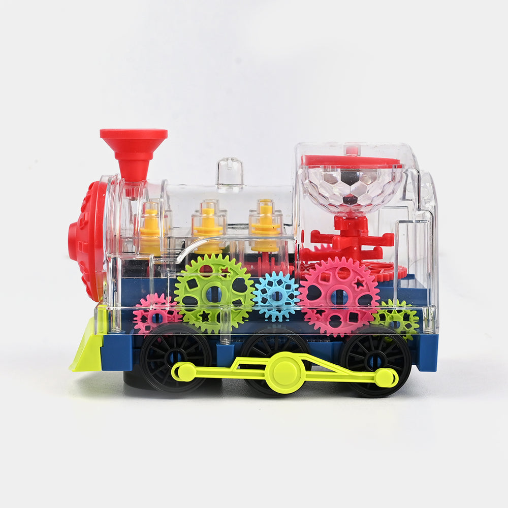 Universal Transparent Gear Train Toy for Kids