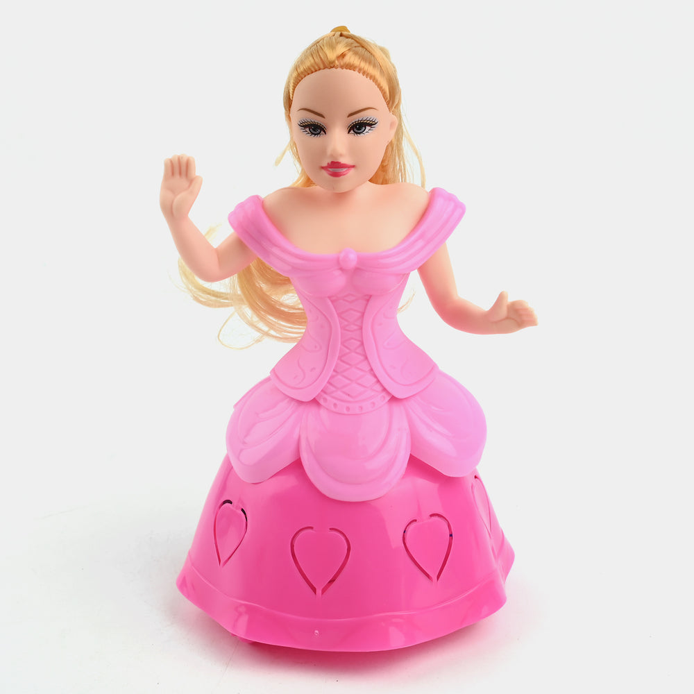 UNIVERSAL ROTATING PRINCESS DOLL WITH LIGHT & MUSIC