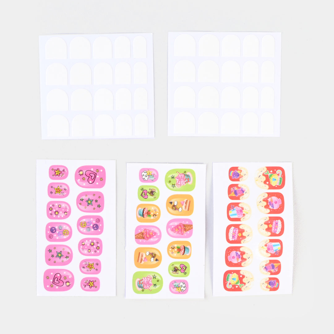 Nail Art Fashion Kit Play Set For Girls