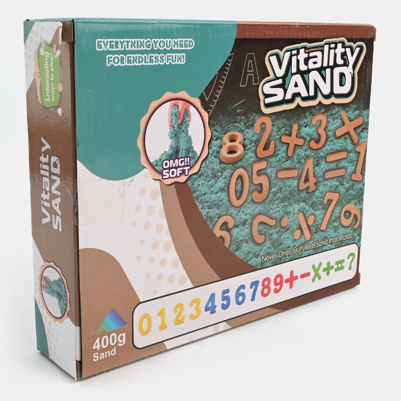 DIY Numerical Shapes Vitality Sand Playset For Kids