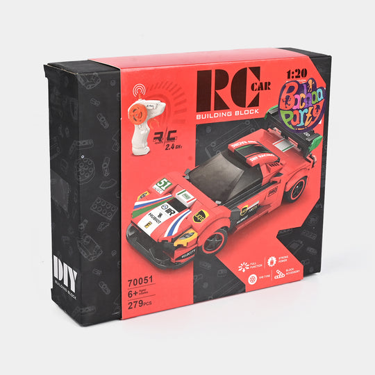 Remote Control Car Sports Building Blocks For Kids