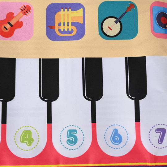 Electronic Music & Dance Mat – Interactive Musical Piano Playmat for Kids