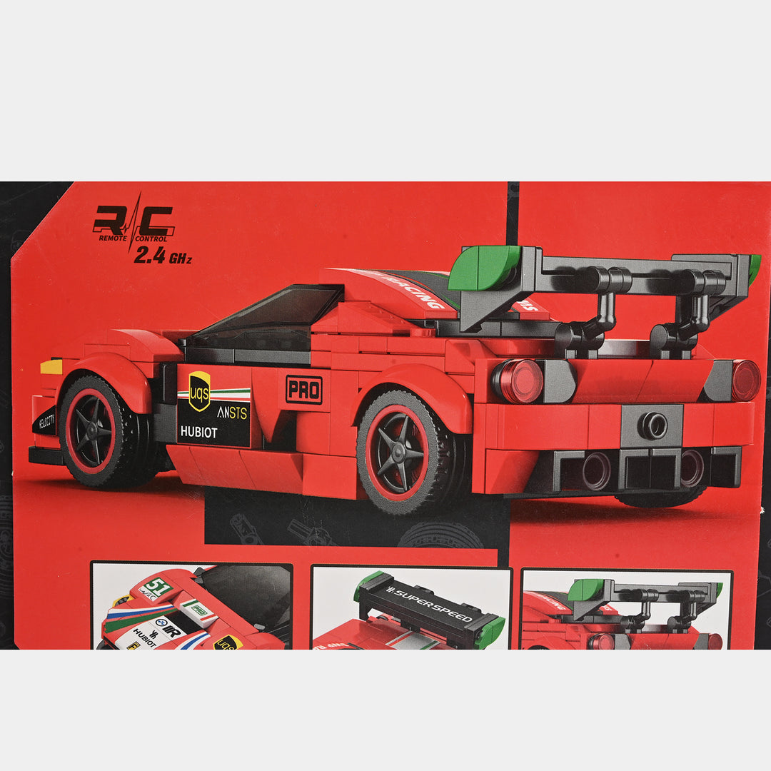 Remote Control Car Sports Building Blocks For Kids