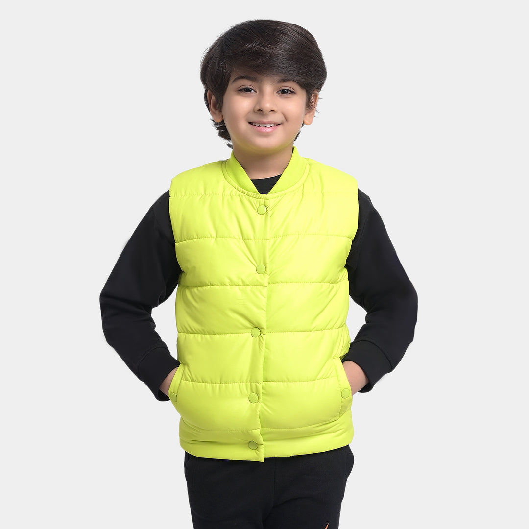 Boys Puffer Jacket taffeta Stay Original S/L-Green