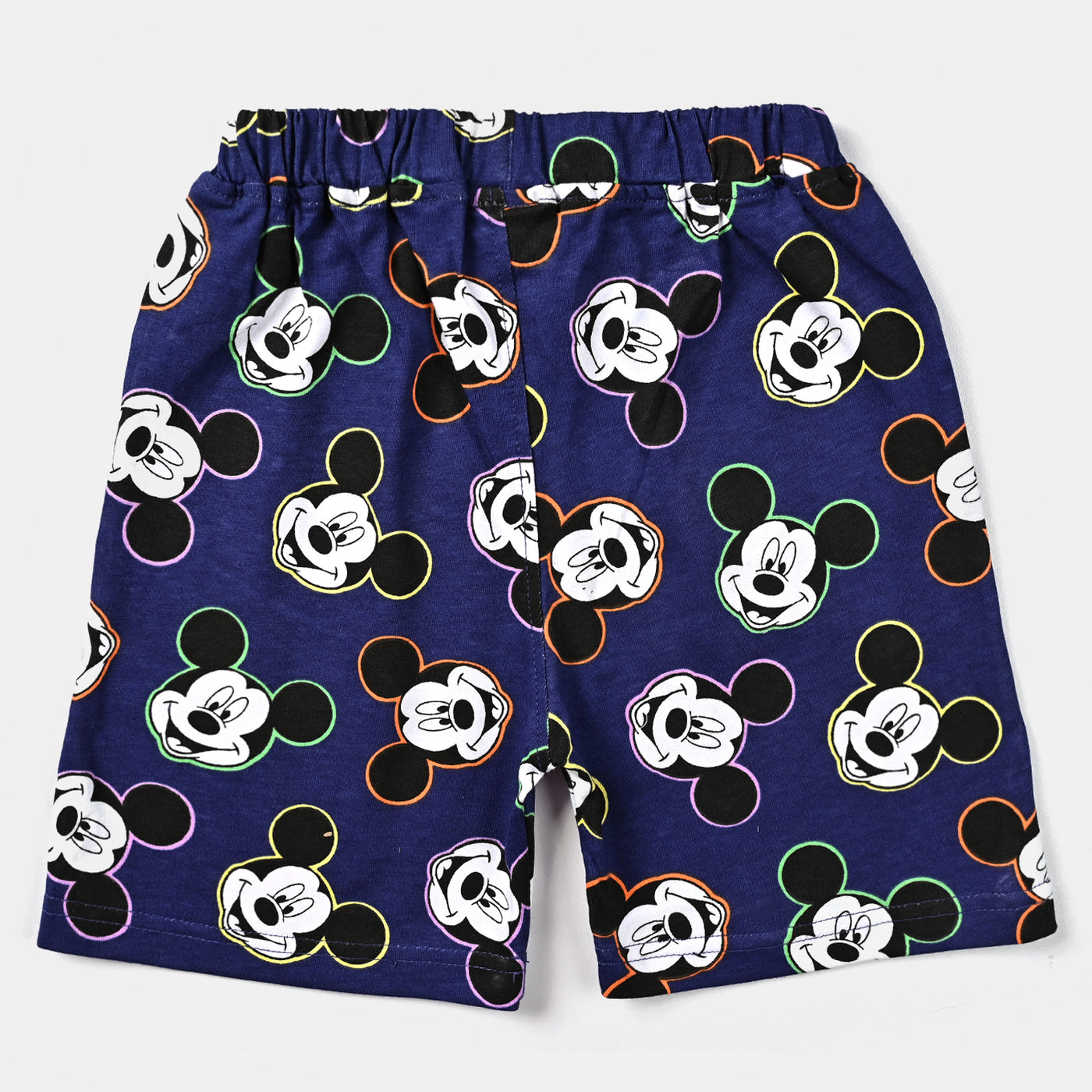 Boys Cotton Jersey Short Character-NAVY