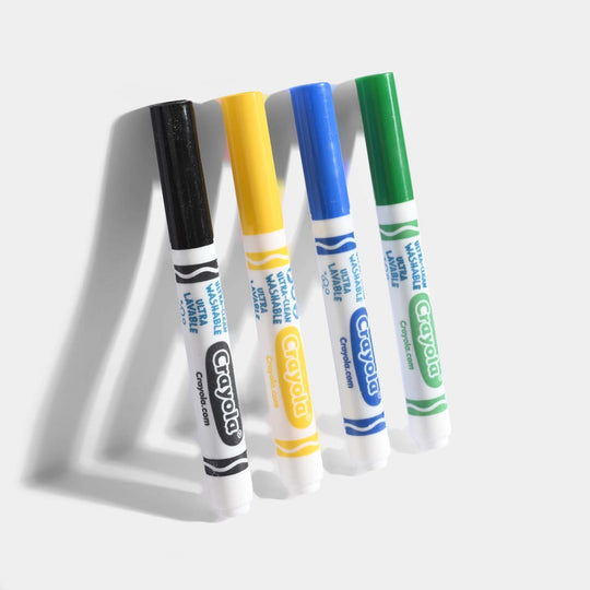Crayola Ultra-Clean Washable Markers – 8 Assorted Colors