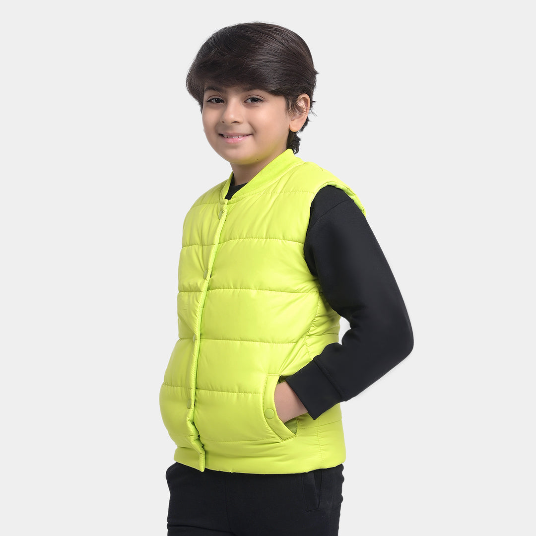 Boys Puffer Jacket taffeta Stay Original S/L-Green