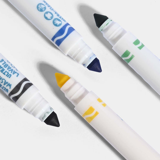 Crayola Ultra-Clean Washable Markers – 8 Assorted Colors