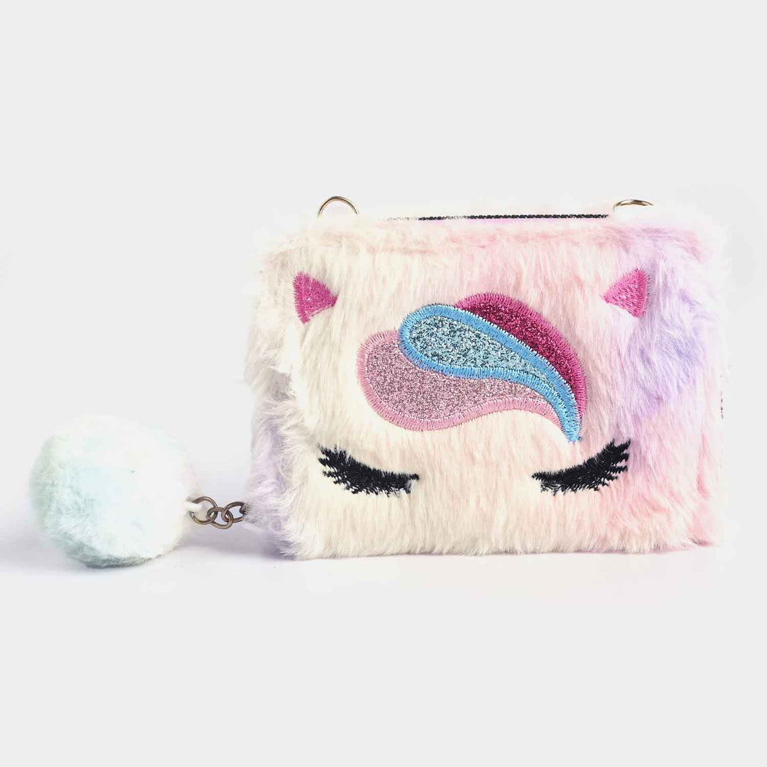 Girls Fur Fashion Hand Bag/Wallet