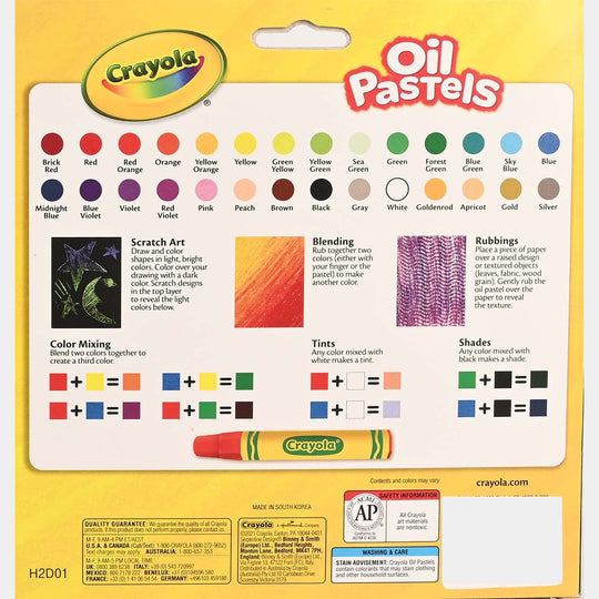 Crayola Oil Pastels – 28 Count