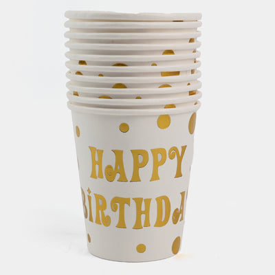 Happy Birthday Disposable Cup/Glass