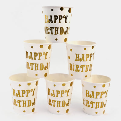 Happy Birthday Disposable Cup/Glass
