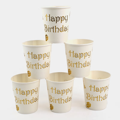 Happy Birthday Disposable Cup/Glass