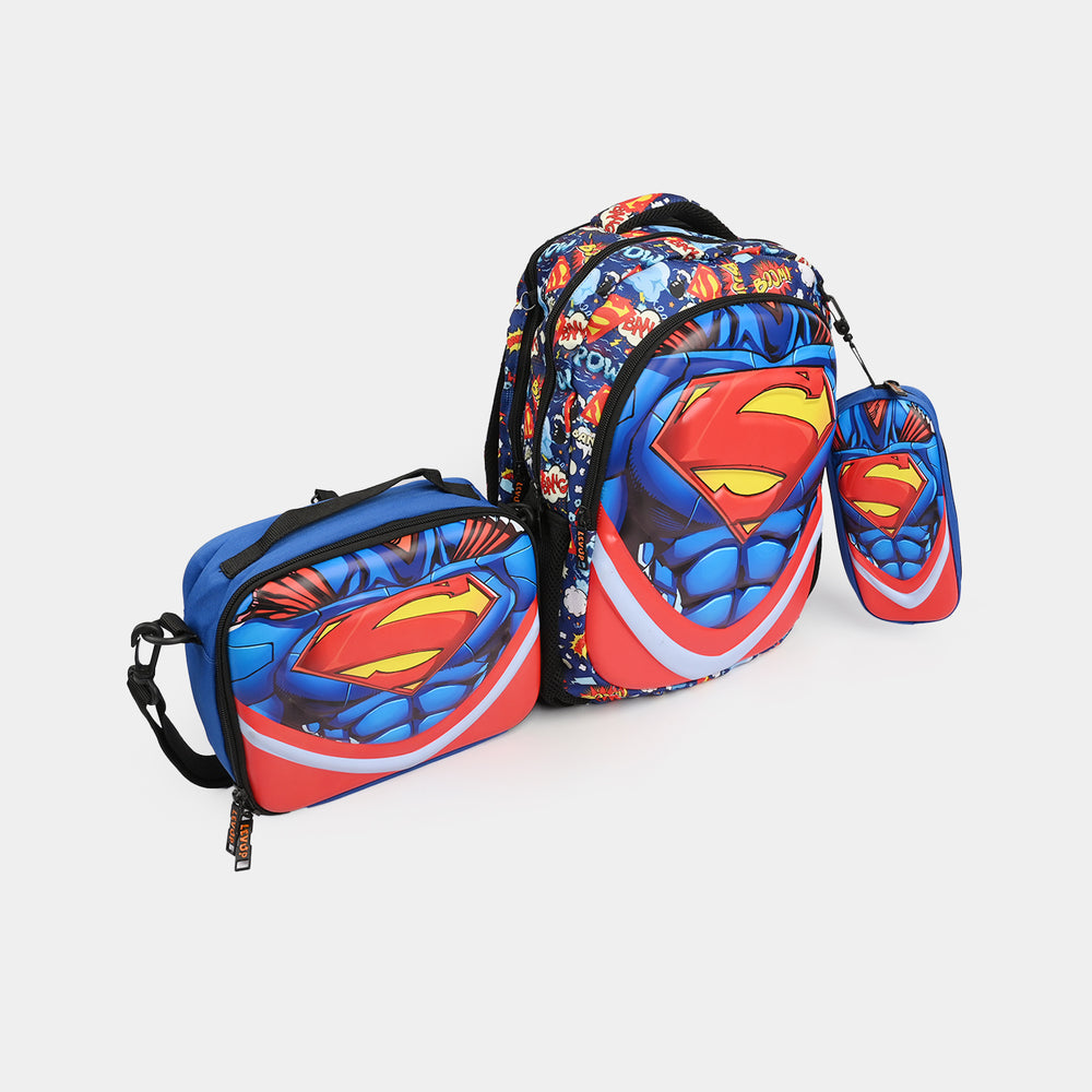 Levup 3D Complete School Bag Combo Set