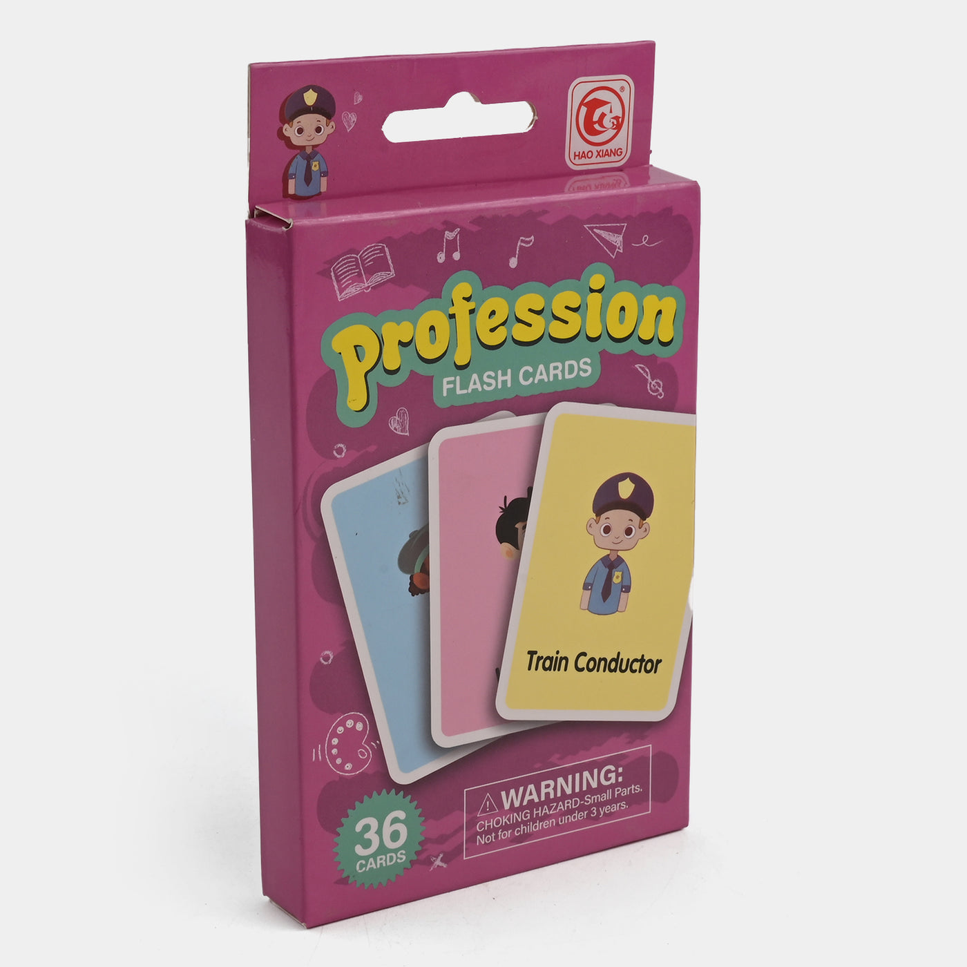 Profession Names Learning Flash Card 36Pcs