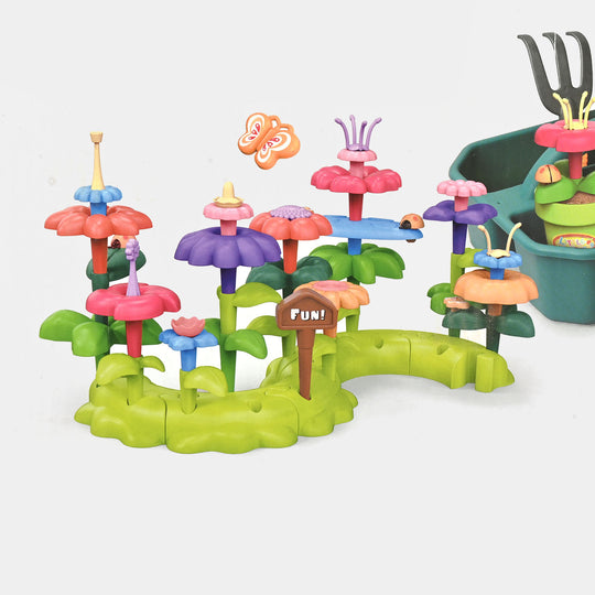 Build Garden – 54-Piece Flower Building Block Assembly Set