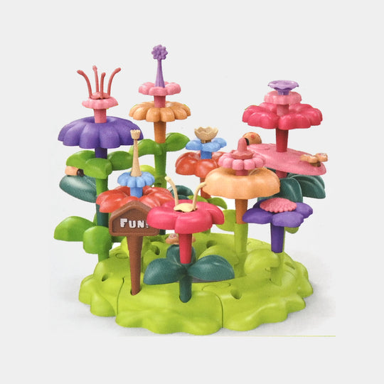 Build Garden – 54-Piece Flower Building Block Assembly Set