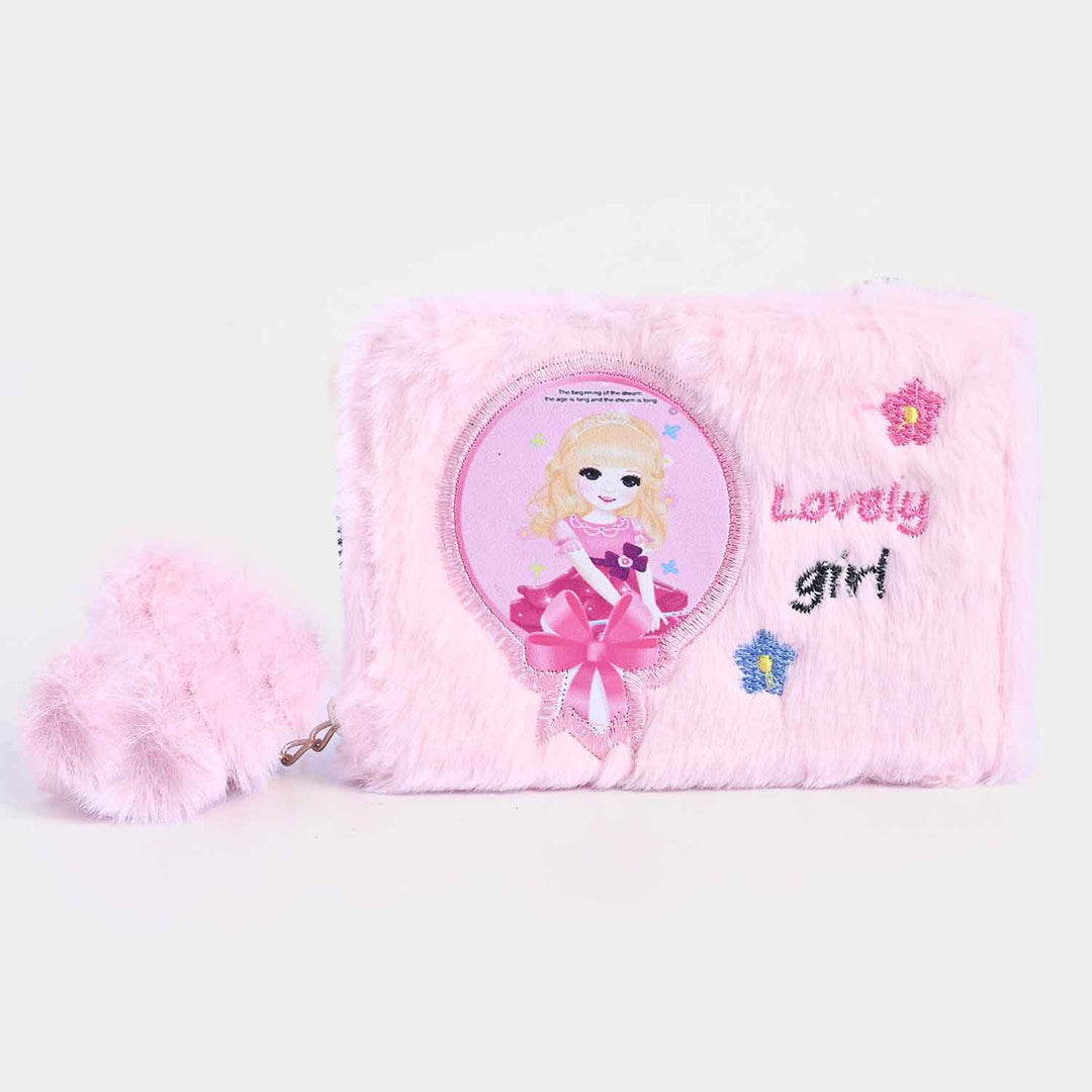 Girls Fur Fashion Hand Bag/Wallet