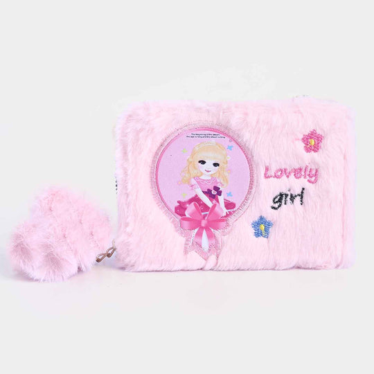 Girls Fur Fashion Hand Bag/Wallet