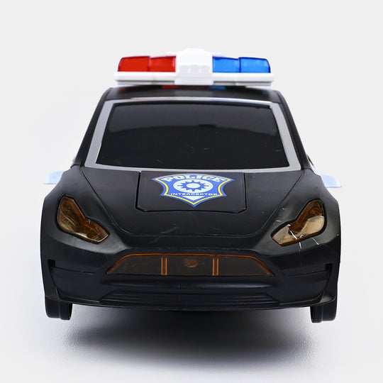 Police Car With Light & Music