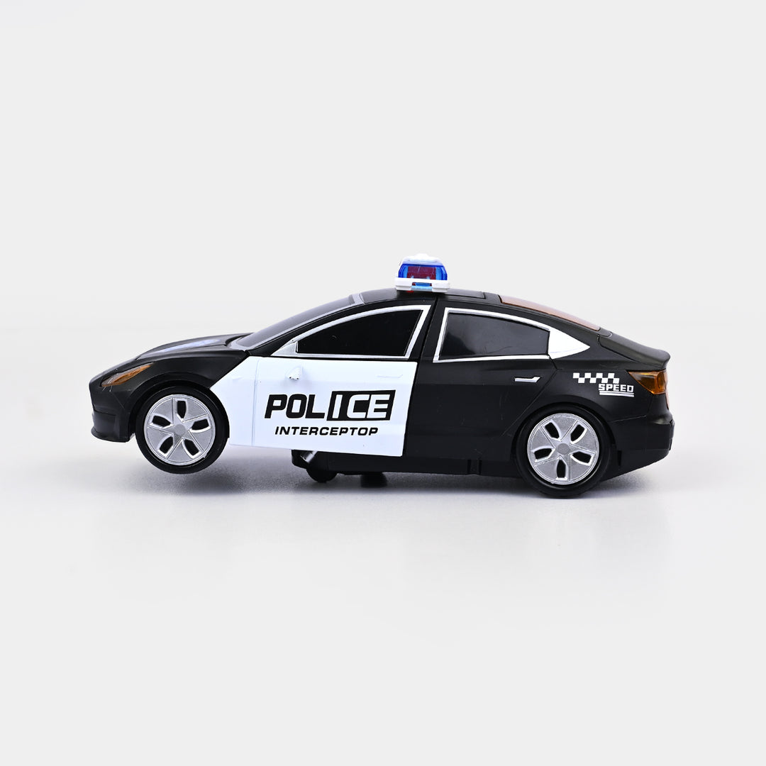 Police Car With Light & Music