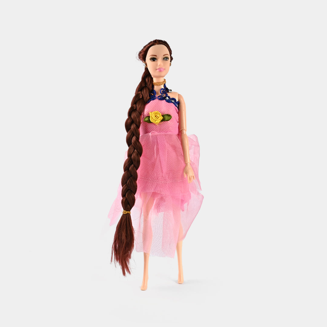 FASHION DOLL WITH MOVEABLE JOINT TOY FOR GIRLS