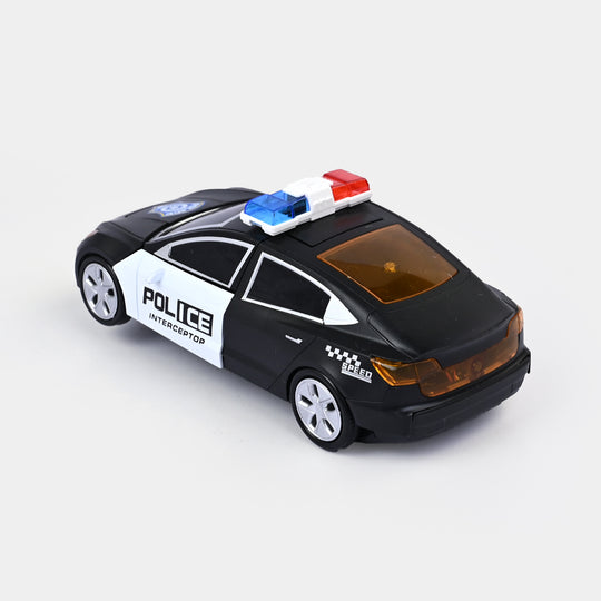 Police Car With Light & Music