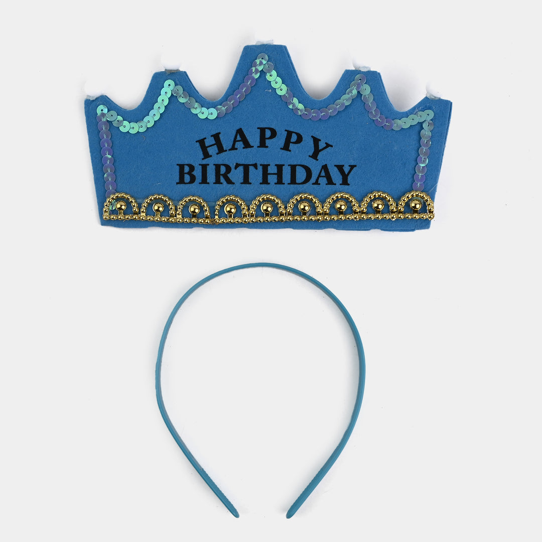 Happy Birthday Crown Cap/Hat With Light