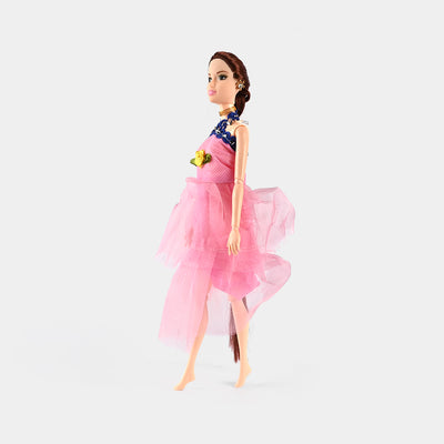 FASHION DOLL WITH MOVEABLE JOINT TOY FOR GIRLS