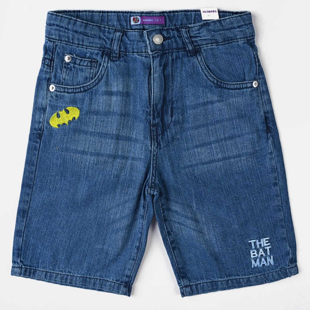 Boys Denim rigid Short Cool-Mid Blue