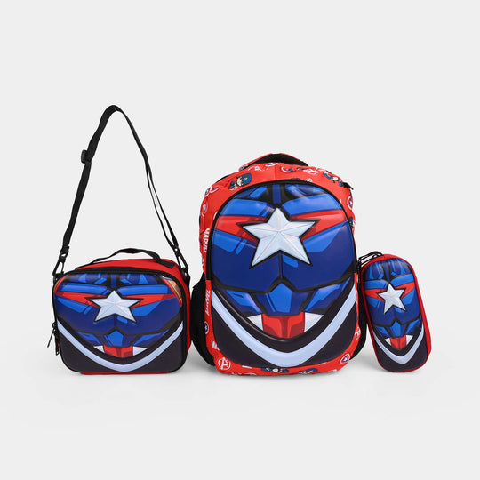 Levup 3D Complete School Bag Combo Set