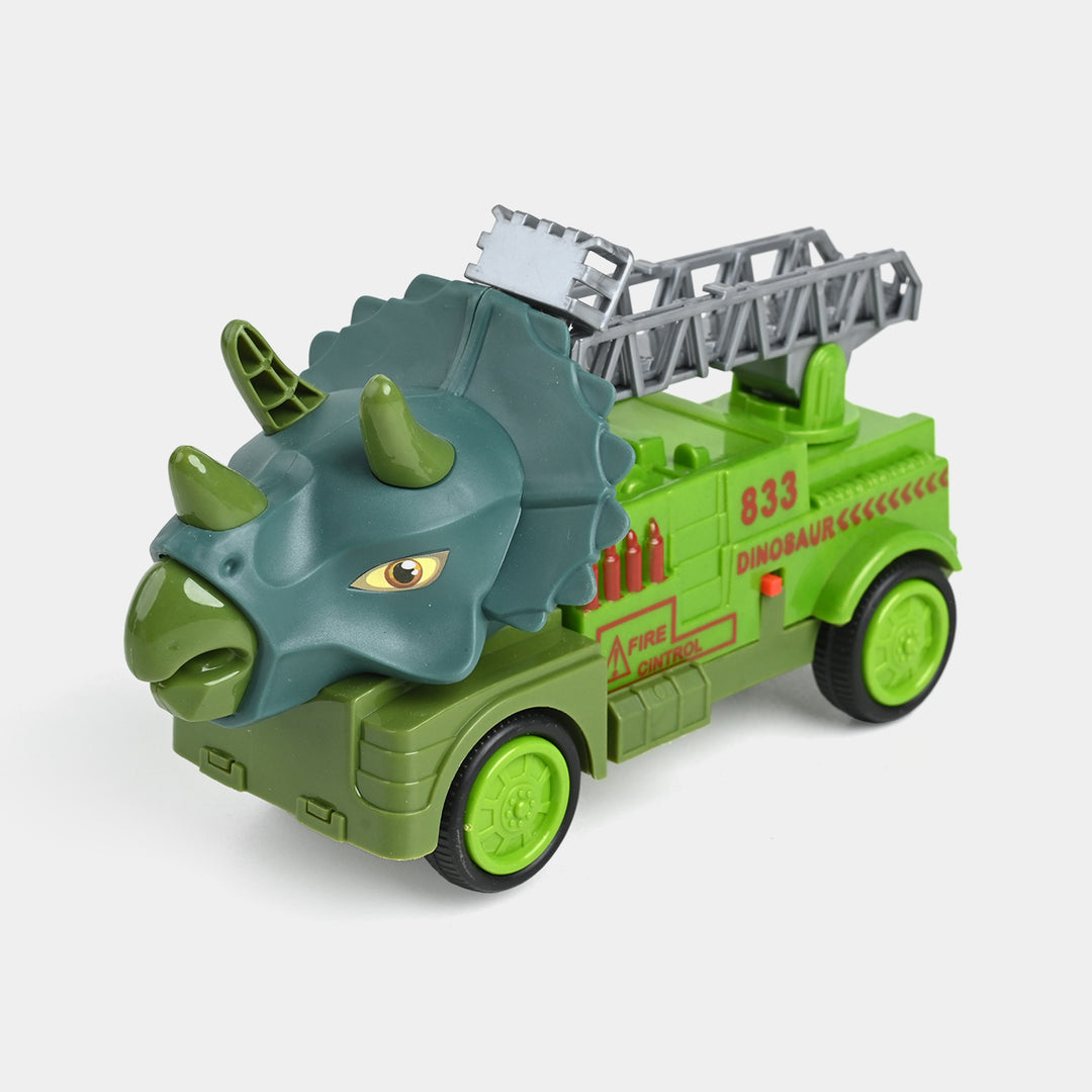 Electric Dino Light & Music Construction Truck