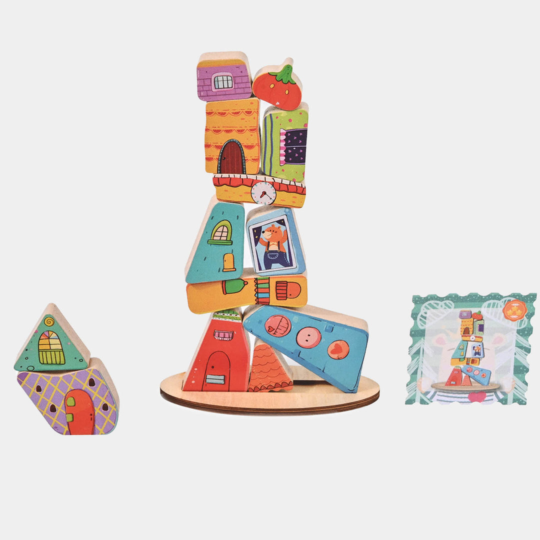 Educational Color Ful House Blocks Set
