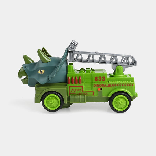 Electric Dino Light & Music Construction Truck