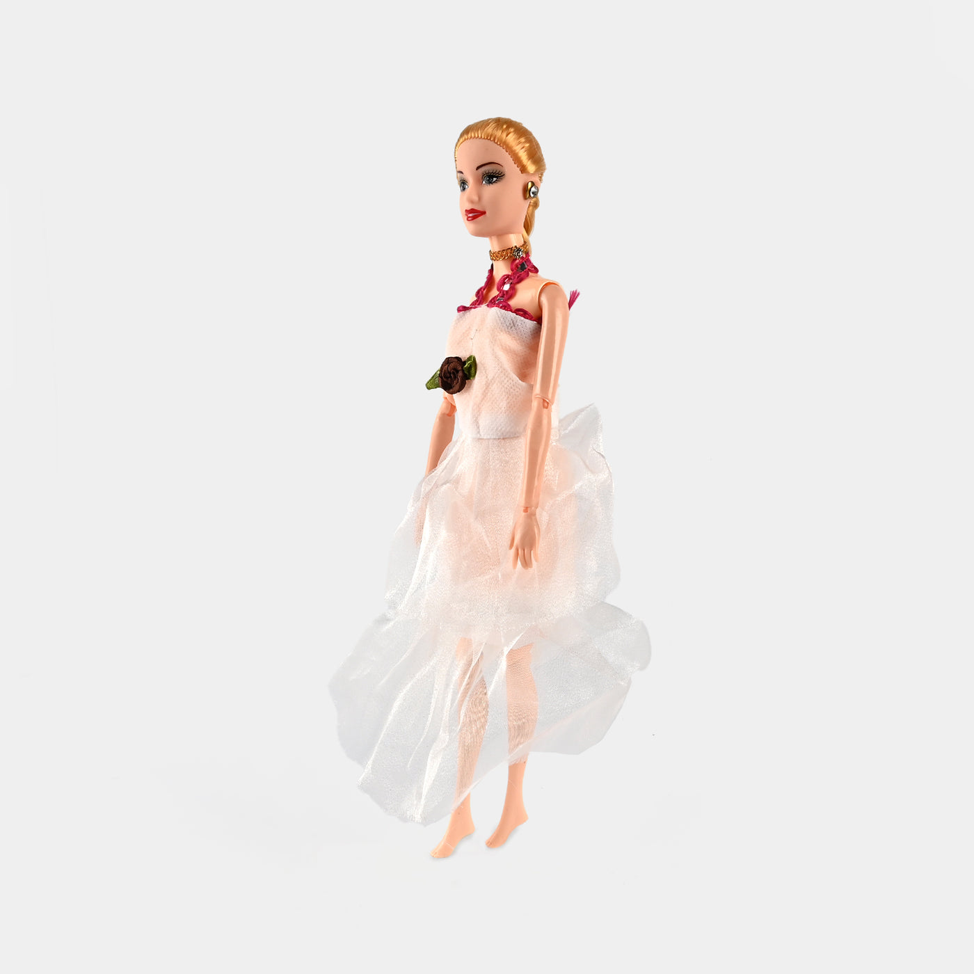 FASHION DOLL WITH MOVEABLE JOINT TOY FOR GIRLS