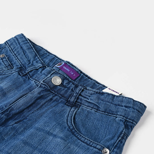 Boys Denim rigid Short Cool-Mid Blue