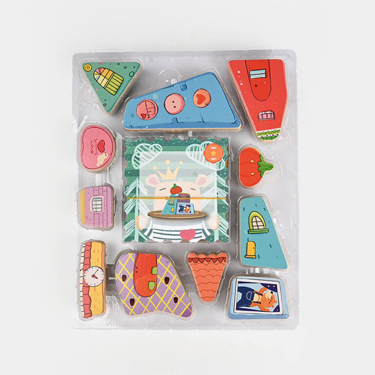 Educational Color Ful House Blocks Set