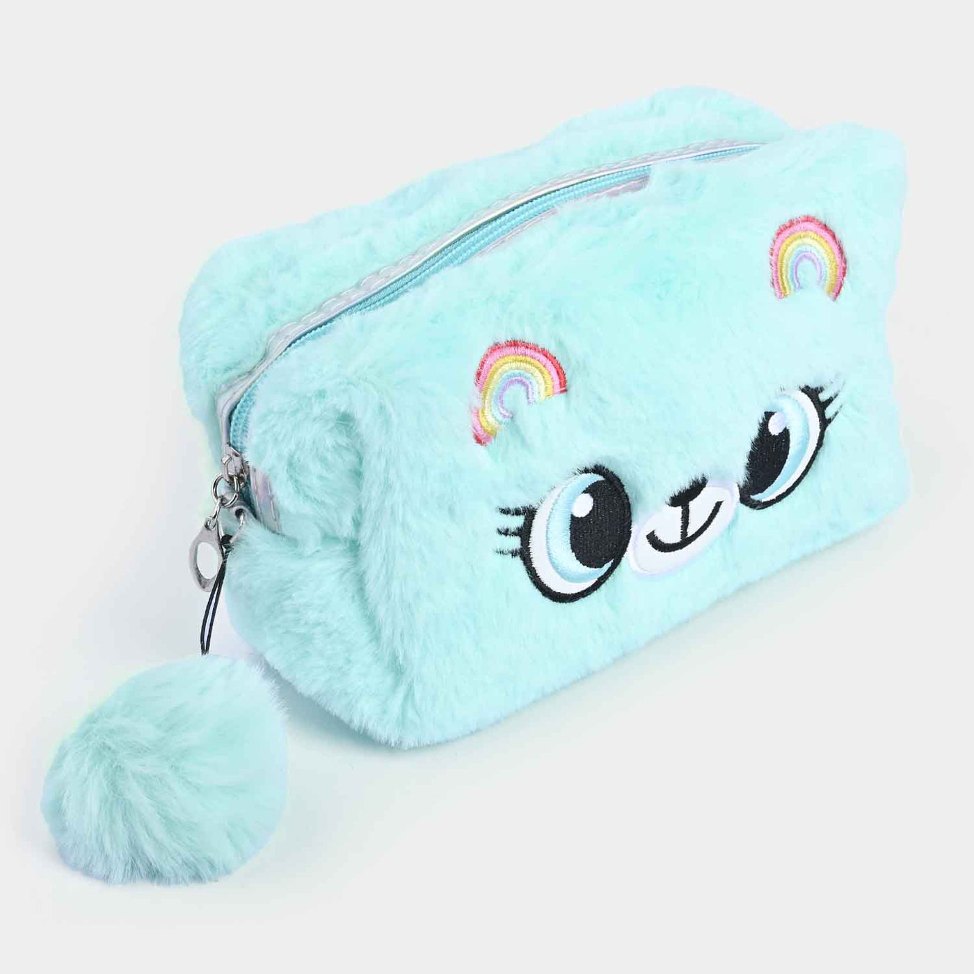 Cute Soft Fur Pouch For Girls