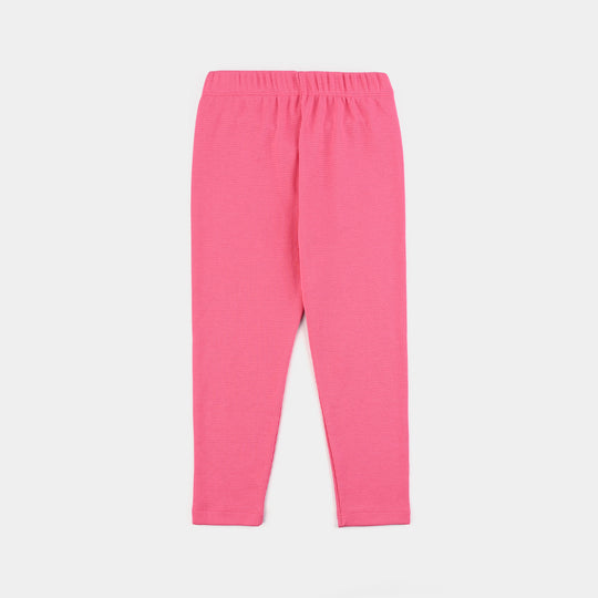 Kids Unisex Thermal Inner Wear Suit-Hot Pink