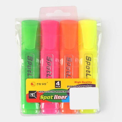 Sportline Highlighter Marker Pen - 4 PCs