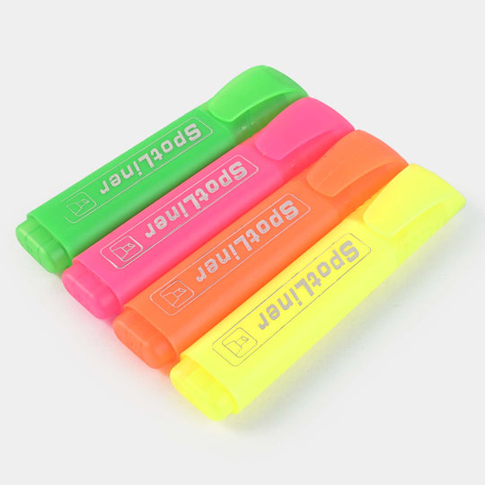 Sportline Highlighter Marker Pen - 4 PCs